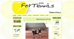 Desktop Screenshot of fortennis.it